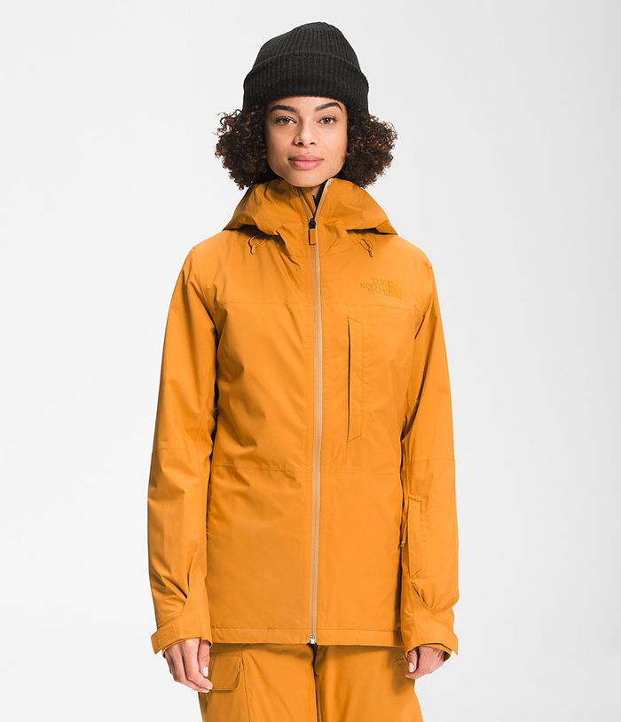 The North Face Winterjas Dames Thermoball™ Eco Ski Triclimate® ZAEG67125 - Geel